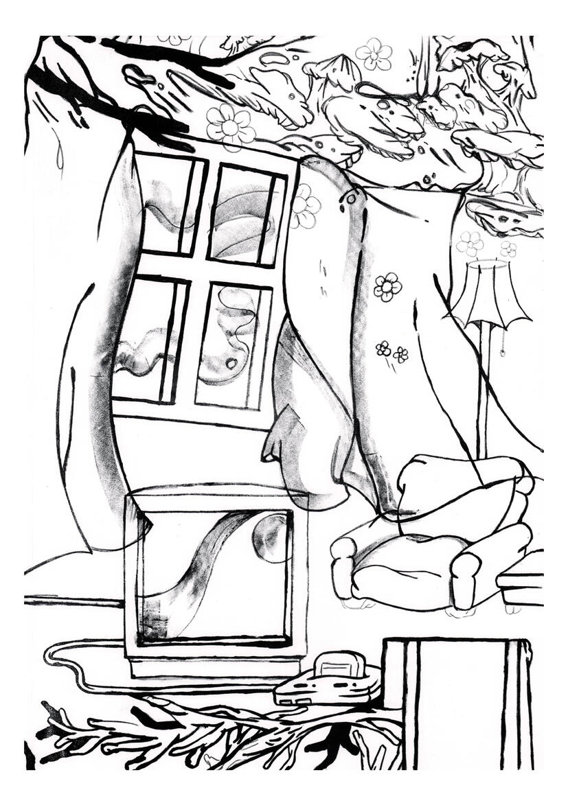 'HOUSE.' 'the living room', 2025