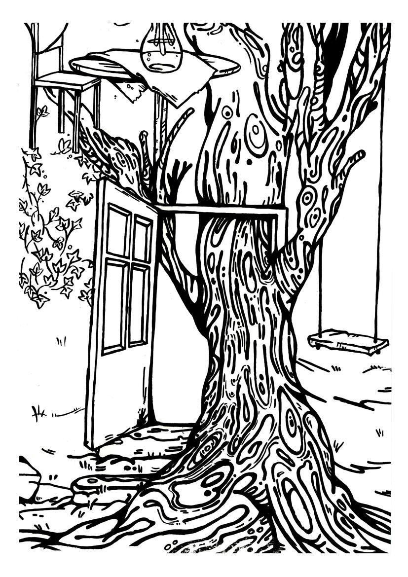 'HOUSE.' 'the tree', 2025